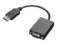 Lenovo HDMI / VGA 0,2 m Noir