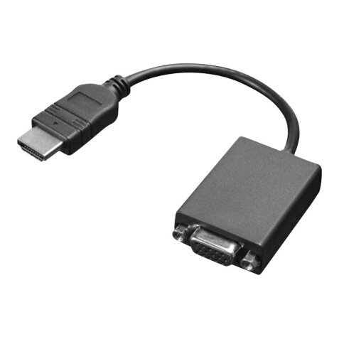 Lenovo HDMI / VGA 0,2 m Noir