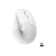 Logitech Lift Vertical Ergonomic Mouse - vertical mouse - Bluetooth, 2.4 GHz - off-white