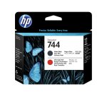 HP Tête d'impression DesignJet 744 noir mat/rouge chromatique