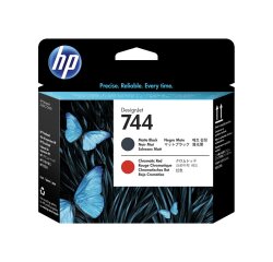 HP 744 - black, chromatic red - printhead