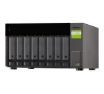 QNAP TL-D800C Boîtier de disques de stockage Boîtier disque dur/SSD Noir, Gris 2.5/3.5"