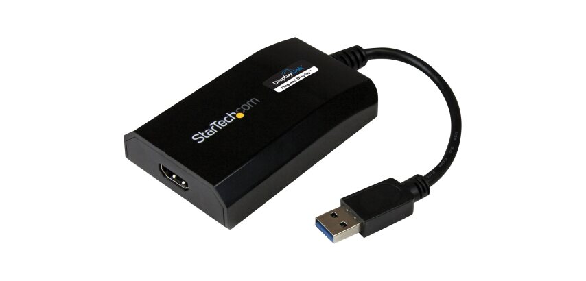 StarTech.com Carte Graphique Externe USB 3.0 vers HDMI - Adaptateur Graphique Vidéo Double Écran/Multi-Écrans Externe USB 3.0 vers HDMI pour Mac et PC – Certifié DisplayLink – HD 1080p