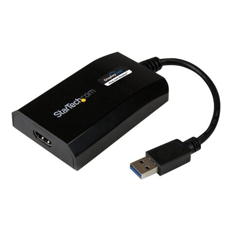 StarTech.com Carte Graphique Externe USB 3.0 vers HDMI - Adaptateur Graphique Vidéo Double Écran/Multi-Écrans Externe USB 3.0 vers HDMI pour Mac et PC – Certifié DisplayLink – HD 1080p