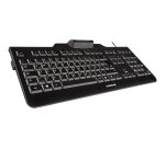 CHERRY KC 1000 SC clavier Bureau USB QWERTY Anglais américain Noir