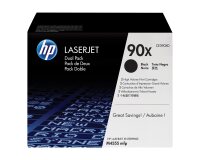 HP 90X - 2-pack - High Yield - black - original - LaserJet - toner cartridge (CE390XD)