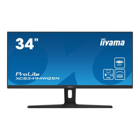 iiyama ProLite XCB3494WQSN-B5 LED display 86,4 cm (34") 3440 x 1440 pixels UltraWide Quad HD Noir