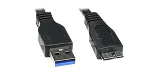 DLH DY-TU1907B câble USB USB 3.2 Gen 1 (3.1 Gen 1) 1 m USB A Micro-USB B Noir