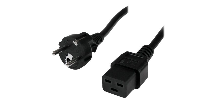 StarTech.com Cordon d'alimentation CEE7 vers IEC 320 C19 de 2m pour ordinateur - M/F