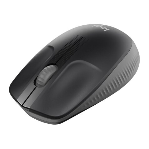 Logitech M190 - Maus - holzkohlefarben