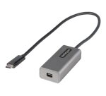 StarTech.com Adaptateur USB C vers Mini DisplayPort - Dongle USB-C 4K 60Hz vers mDP - USB Type-C vers Écran Mini DP - Convertisseur Graphique - Compatible Thunderbolt 3 - Câble Intégré 30cm