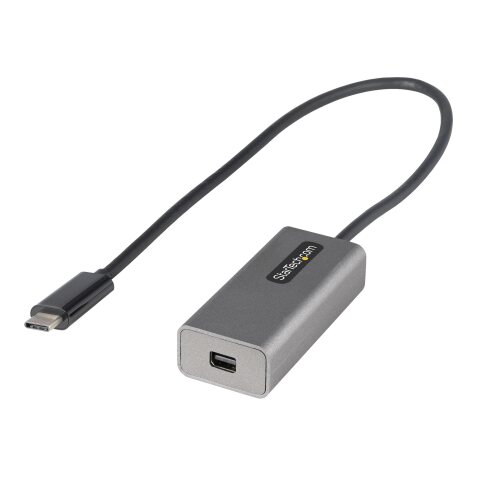 StarTech.com Adaptateur USB C vers Mini DisplayPort - Dongle USB-C 4K 60Hz vers mDP - USB Type-C vers Écran Mini DP - Convertisseur Graphique - Compatible Thunderbolt 3 - Câble Intégré 30cm
