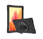 DLH Coque renforcee avec bandouliere, poignee rotative et pied support pour Samsung Galaxy Tab A7 lite 8.7"