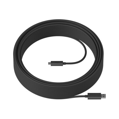 Logitech 939-001802 câble USB USB 3.2 Gen 2 (3.1 Gen 2) 25 m USB A USB C Graphite