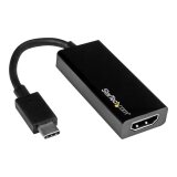 StarTech.com Adaptateur vidéo USB-C vers HDMI - M/F - Ultra HD 4K - Noir