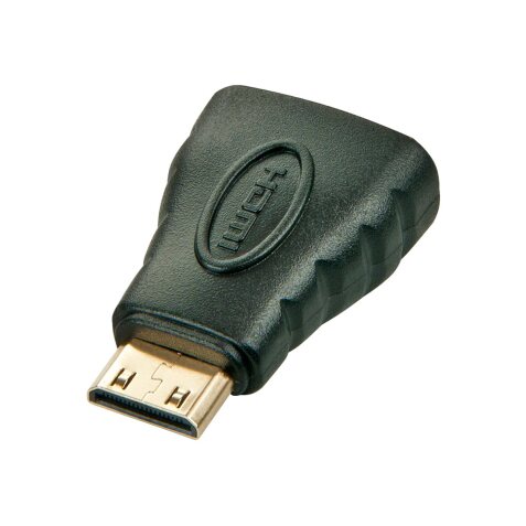 Lindy 41207 changeur de genre de câble HDMI Noir
