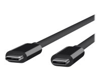 DLH Cable USB-C (M) vers USB-C (M) 1m noir 5A/100W max 10 Gbit/s