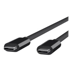 DLH Cable USB-C (M) vers USB-C (M) 1m noir 5A/100W max 10 Gbit/s