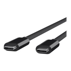 DLH CABLE USB-C (M) VERS USB-C (M) 1M NOIR 5A/100W MAX 10 GBIT/S