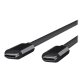 DLH CABLE USB-C (M) VERS USB-C (M) 1M NOIR 5A/100W MAX 10 GBIT/S