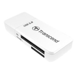 Transcend TS-RDF5W lecteur de carte mémoire USB 3.2 Gen 1 (3.1 Gen 1) Type-A Blanc