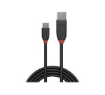 Lindy Câble USB 3.2 Type A vers C de 0.5m, 10Gbit/s, noir