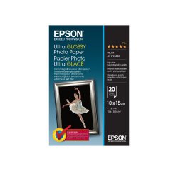 Epson Ultra Glossy Photo Paper - 10x15cm - 20 Feuilles