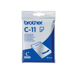 Brother - thermal paper - 50 sheet(s) - A7