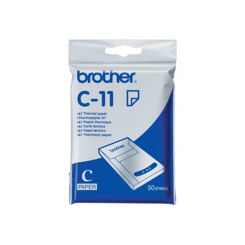 Brother - thermisch papier - 50 vel(len) - A7