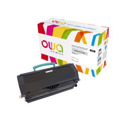 Toner remanufacturé OWA - haute capacité - Noir - pour LEXMARK E460X21E, E460X11E, E460X31E, 24B5850, X463X11G, X463X21G, X463X31G, DELL 593-10500, 593-10501, 593-10840, 593-10841, 593-10838, 593-10839, IBM 39V3202, 39V3203, 39V3204, 39V3206, OLIVETTI B0964