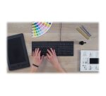 CHERRY STREAM clavier Bureau USB QWERTZ Allemand Noir