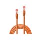 Lindy Rj45/Rj45 Cat6 0.3m câble de réseau Orange 0,3 m S/FTP (S-STP)