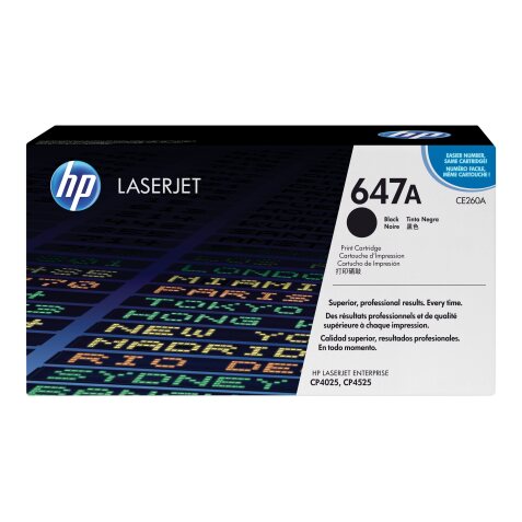 HP 647A toner LaserJet noir authentique