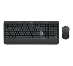 Logitech 920-008676 clavier Souris incluse Universel RF sans fil AZERTY Français Noir, Blanc