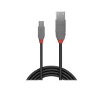 Lindy Câble USB 2.0 type A vers Mini-B, Anthra Line, 5m