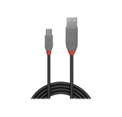 Lindy Câble USB 2.0 type A vers Mini-B, Anthra Line, 5m