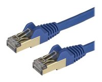 StarTech.com Câble réseau Cat6a STP blindé sans crochet de 3 m - Bleu