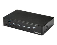 StarTech.com Switch KVM USB HDMI à 4 ports avec hub USB 3.0 intégré - 1080p