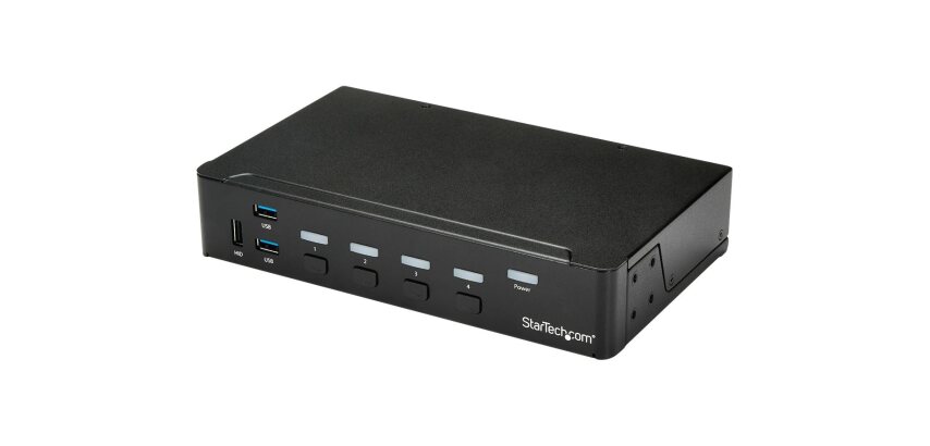 StarTech.com Switch KVM USB HDMI à 4 ports avec hub USB 3.0 intégré - 1080p