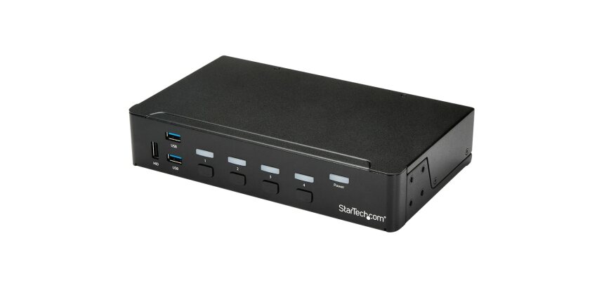 StarTech.com Switch KVM USB HDMI à 4 ports avec hub USB 3.0 intégré - 1080p