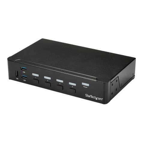 StarTech.com Switch KVM USB HDMI à 4 ports avec hub USB 3.0 intégré - 1080p