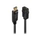 Lindy 41005 câble vidéo et adaptateur 0,15 m DisplayPort HDMI Noir