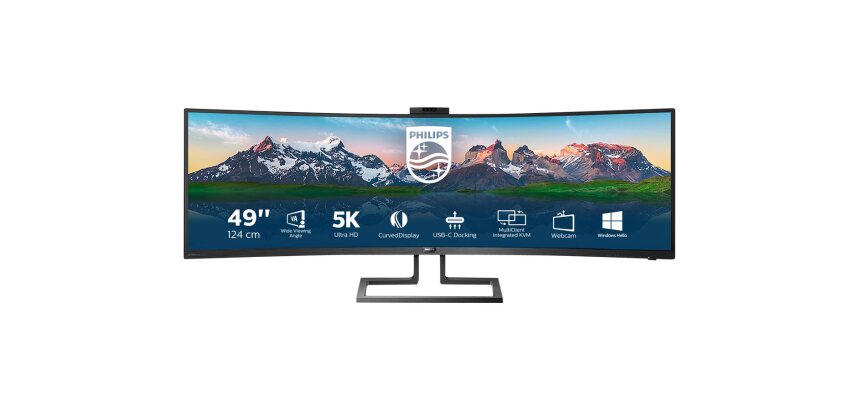 Philips P Line Moniteur LCD incurvé 32:9 SuperWide 499P9H/00