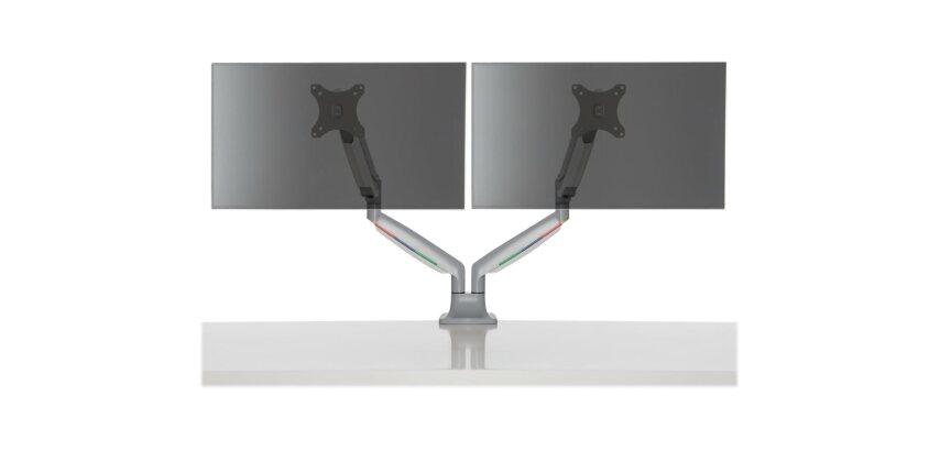 Bras articule kensington smartfit pour deux ecrans     supporte 11kg maximum/bras