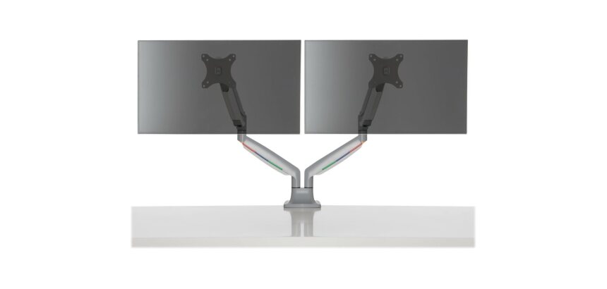 Bras articule kensington smartfit pour deux ecrans     supporte 11kg maximum/bras