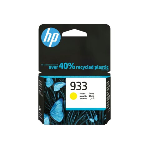 HP 933 cartouche d'encre jaune authentique