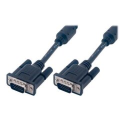 MCL MC340B/15P-2M câble VGA VGA (D-Sub) Noir