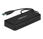 StarTech.com Mini Dock USB 3.0 - Station d'Acceuil USB-A Double Écran avec Vidéo DisplayPort 4K 60Hz & Gigabit Ethernet - Câble 30 cm - Adaptateur USB 3.1 Gen 1 Type-A pour PC Portable