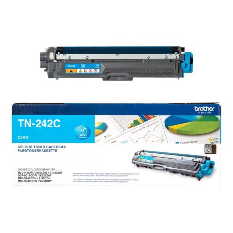 TN242C BROTHER HL3142CW Toner Cyan ST  1400Pages Standard