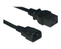 MCL MC913-2M câble électrique Noir Coupleur C14 Coupleur C19